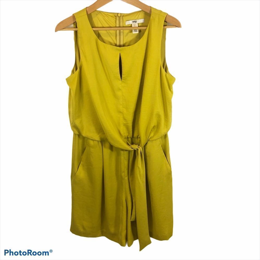 Wisp Yellow Gold Sleeveless‎ Romper Size 10